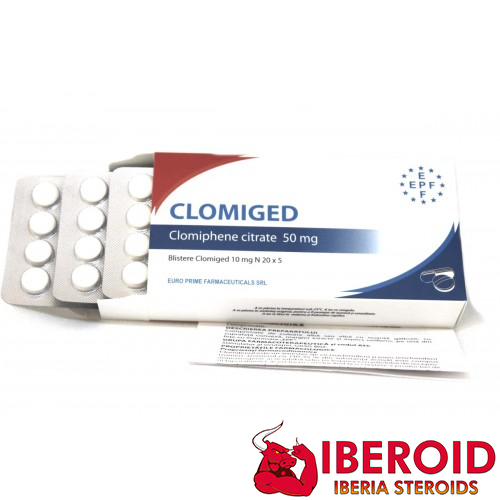 Clomiged (clomiphene citrate) 100 pills 50 mg / tab