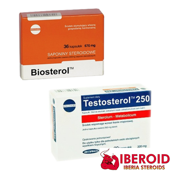 pack 1 biosterol+ 1 testosterol 250