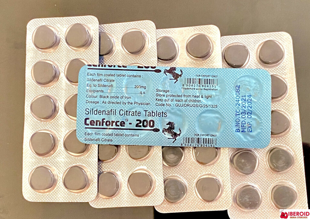 PACK 5 BLISTERS CENFORCE 200 MG SIDENAFIL 200MG Iberoid Steroids