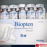 Biopten - pacote de 5 enantato de testosterona 10 ml